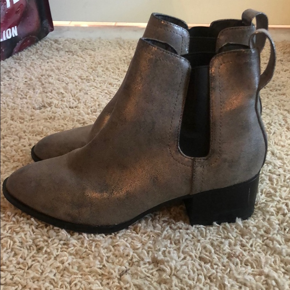 Metallic Booties